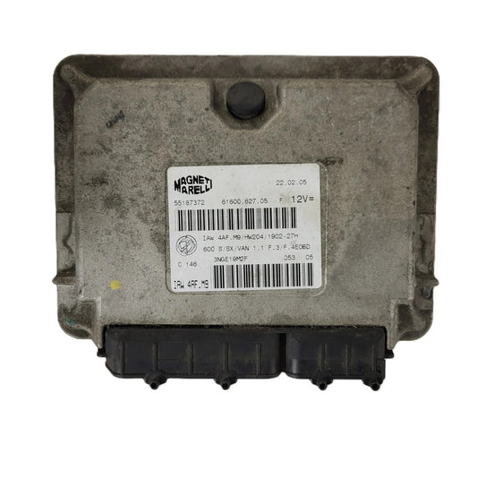 Fiat Seicento 600 ECU / 55187372 / IAW 4AF.M9 / 61600.627.05 / MAGNETI MARELLI
