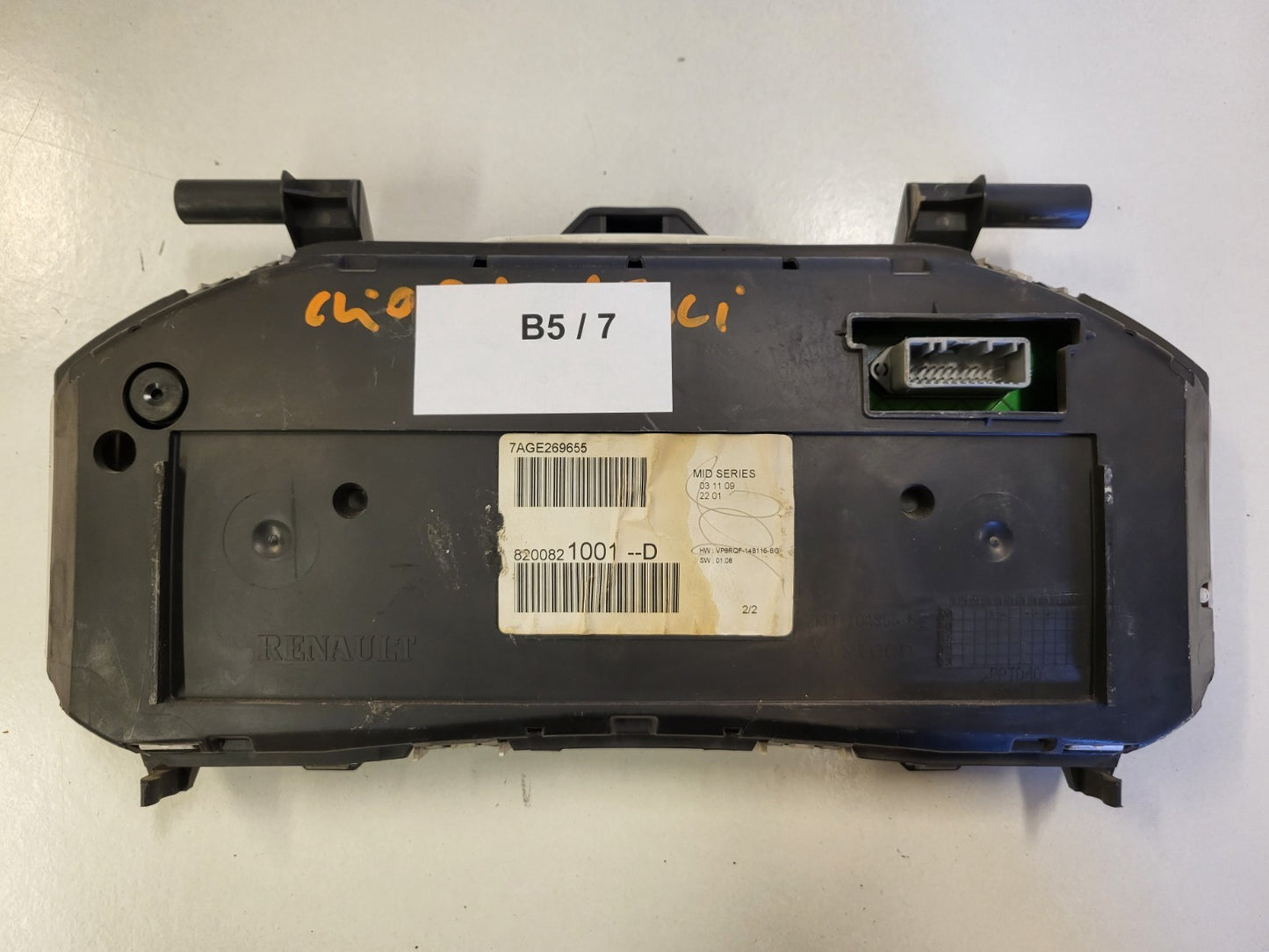 RENAULT CLIO 3 DCI DIESEL QUADRO STRUMENTI CONTACHILOMETRI 8200821001