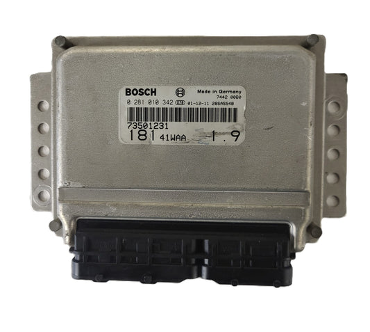Fiat MAREA ECU TYPE / 0281010342 / 73501231 / BOSCH 