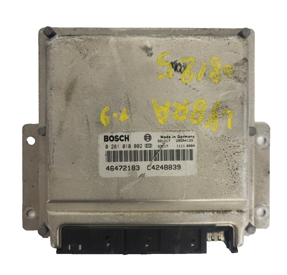 LANCIA LYBRA ECU / 0281010002 / 46472183 / C424B839 / BOSCH