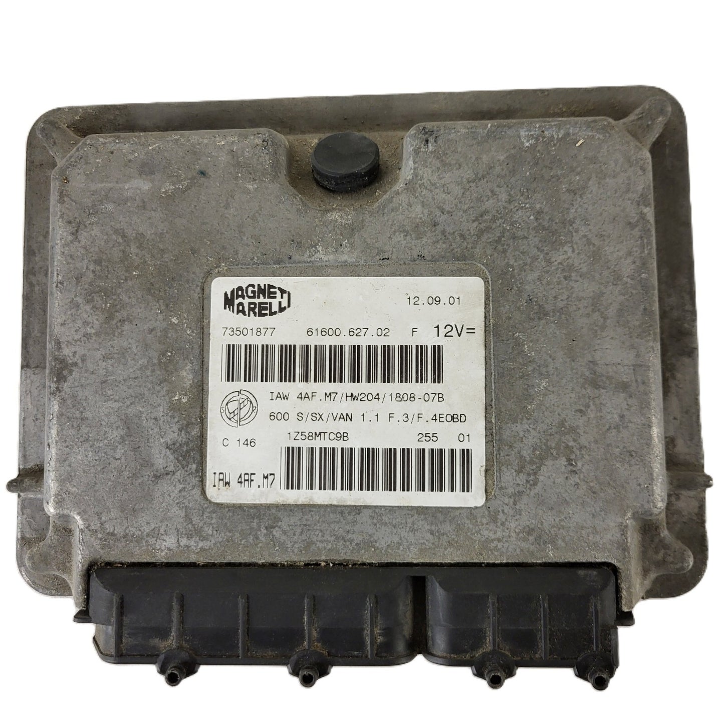 Fiat 600 ECU / IAW 4AF.M7 / 73501877 / HW204 / MAGNETI MARELLI