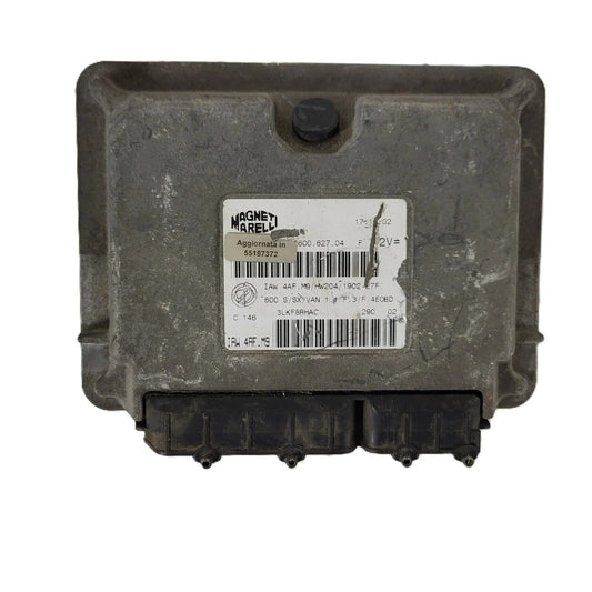 Fiat Seicento 600 ECU / 55187372 / IAW 4AF.M9 / 61600.627.05 / MAGNETI MARELLI