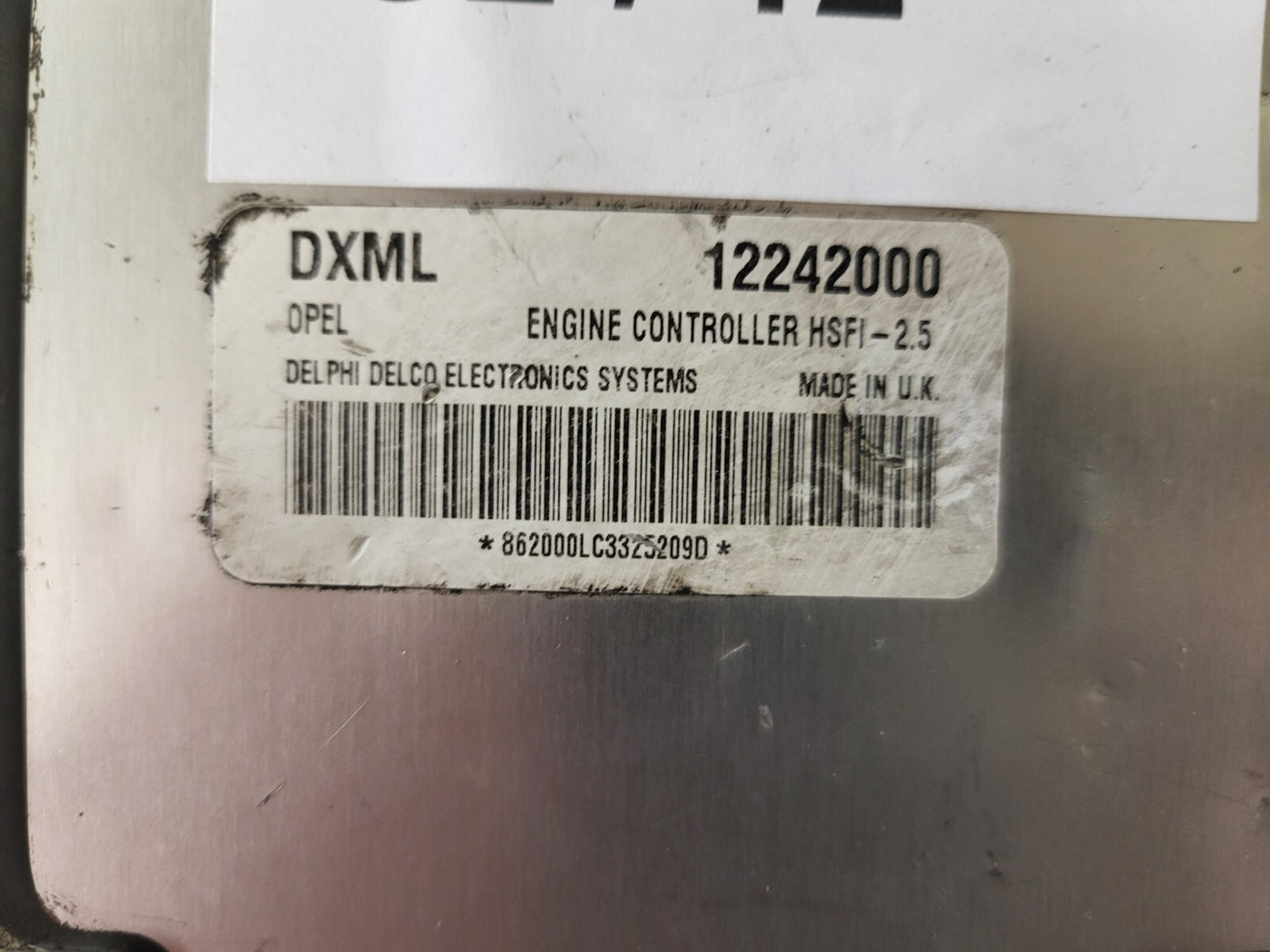OPEL MERIVA ASTRA ZAFIRA ECU / HSFI-2.5 / 12242000 / DXML / DELPHI