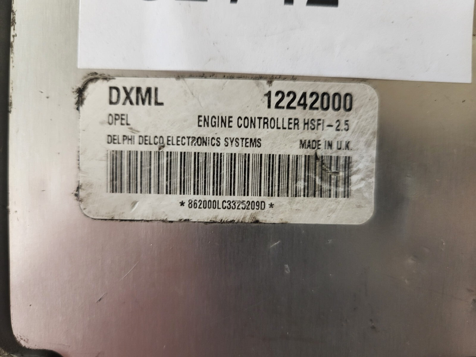 OPEL MERIVA ASTRA ZAFIRA ECU / HSFI-2.5 / 12242000 / DXML / DELPHI