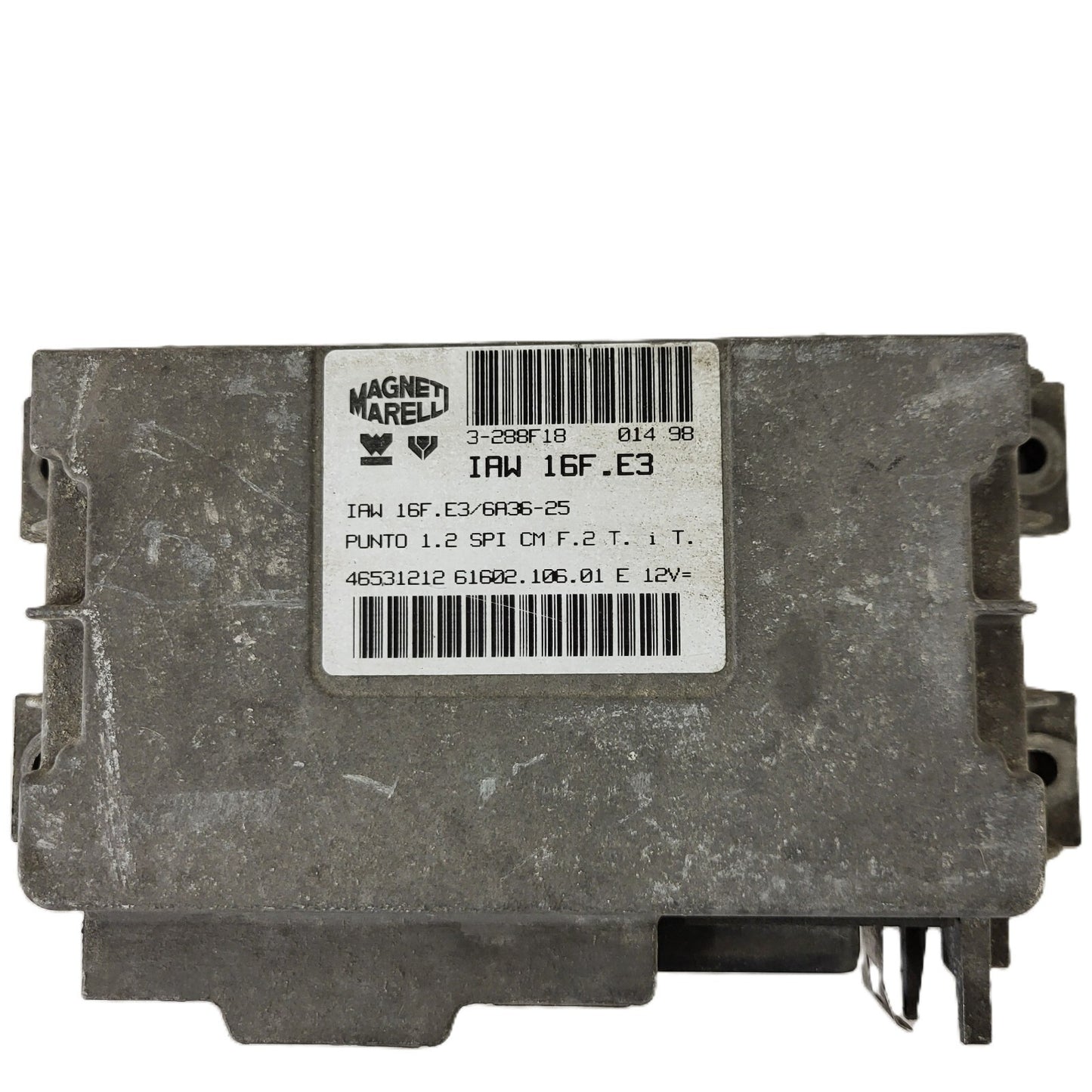 FIAT PUNTO 1.2 ECU / 16F.E3 / 46531212 / 61602.106.01 / MAGNETI MARELLI