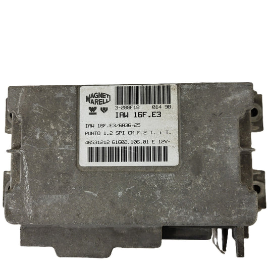 FIAT PUNTO 1.2 ECU / 16F.E3 / 46531212 / 61602.106.01 / MAGNETI MARELLI