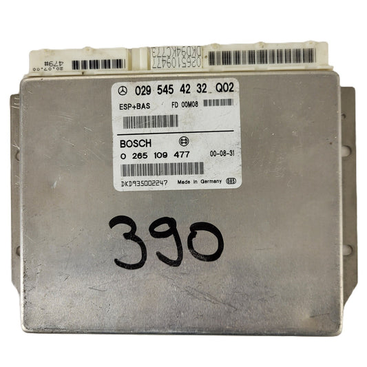 Mercedes A-Class W168 ESP ECU / 0295454232 Q02 / 0265109477 / BOSCH 