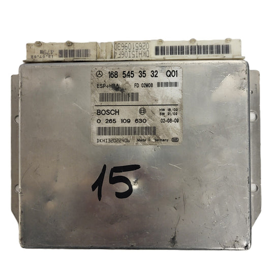 MERCEDES-BENZ A CLASS W168 ESP ECU / 1685453532 / 0265109630 / BOSCH ESP+HBA