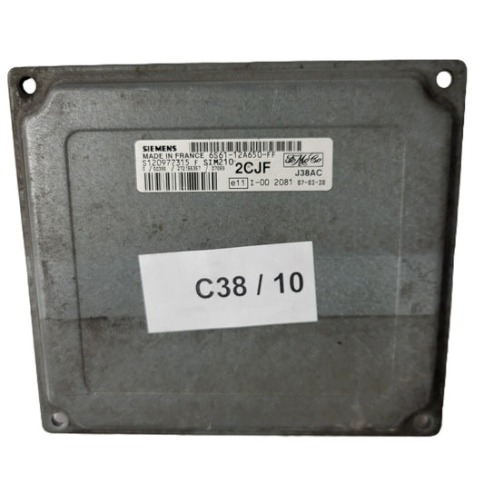FORD FIESTA ECU / 6S61-12A650-FF / S120977315F / 2CJF / SIM210 / 