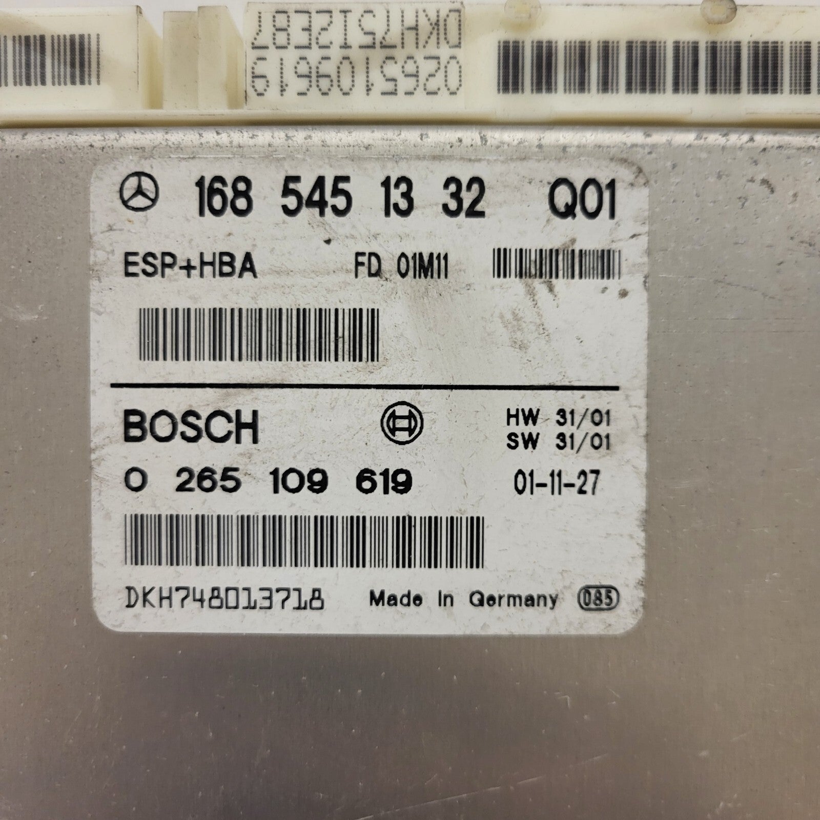 MERCDES BENZ ECU / 1685451332 / 0265109619 / BOSCH / ESP HBA