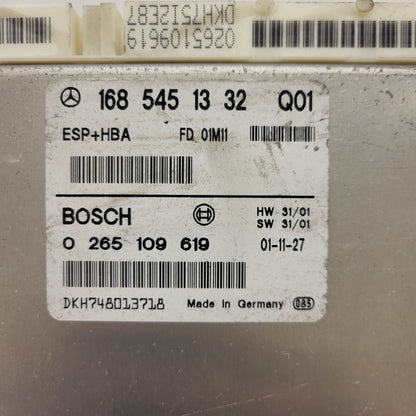 MERCDES BENZ ECU / 1685451332 / 0265109619 / BOSCH / ESP HBA