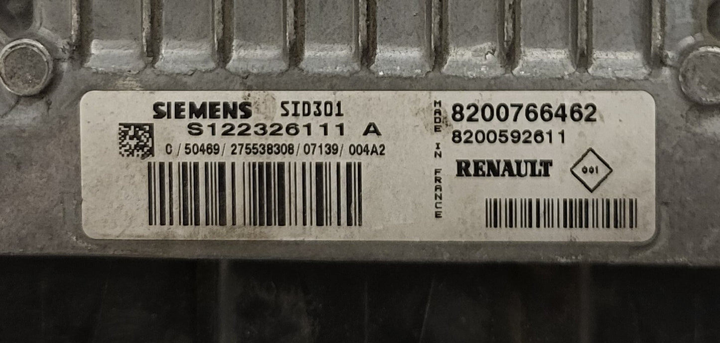 Renault ECU / S122326111A / S122326111 A / 8200766462 /8200592611 / SID301 / SIE