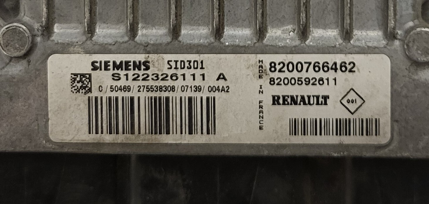 Renault ECU / S122326111A / S122326111 A / 8200766462 /8200592611 / SID301 / SIE