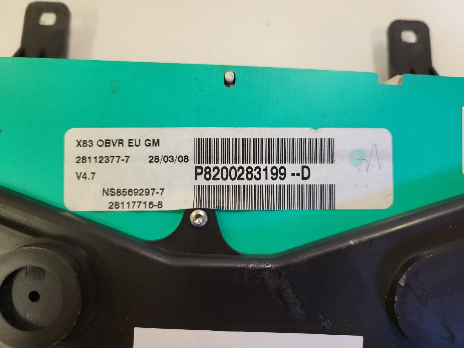 OPEL VIVARO RENAULT TRAFIC QUADRO STRUMENTI CONTACHILOMETRI P8200283199