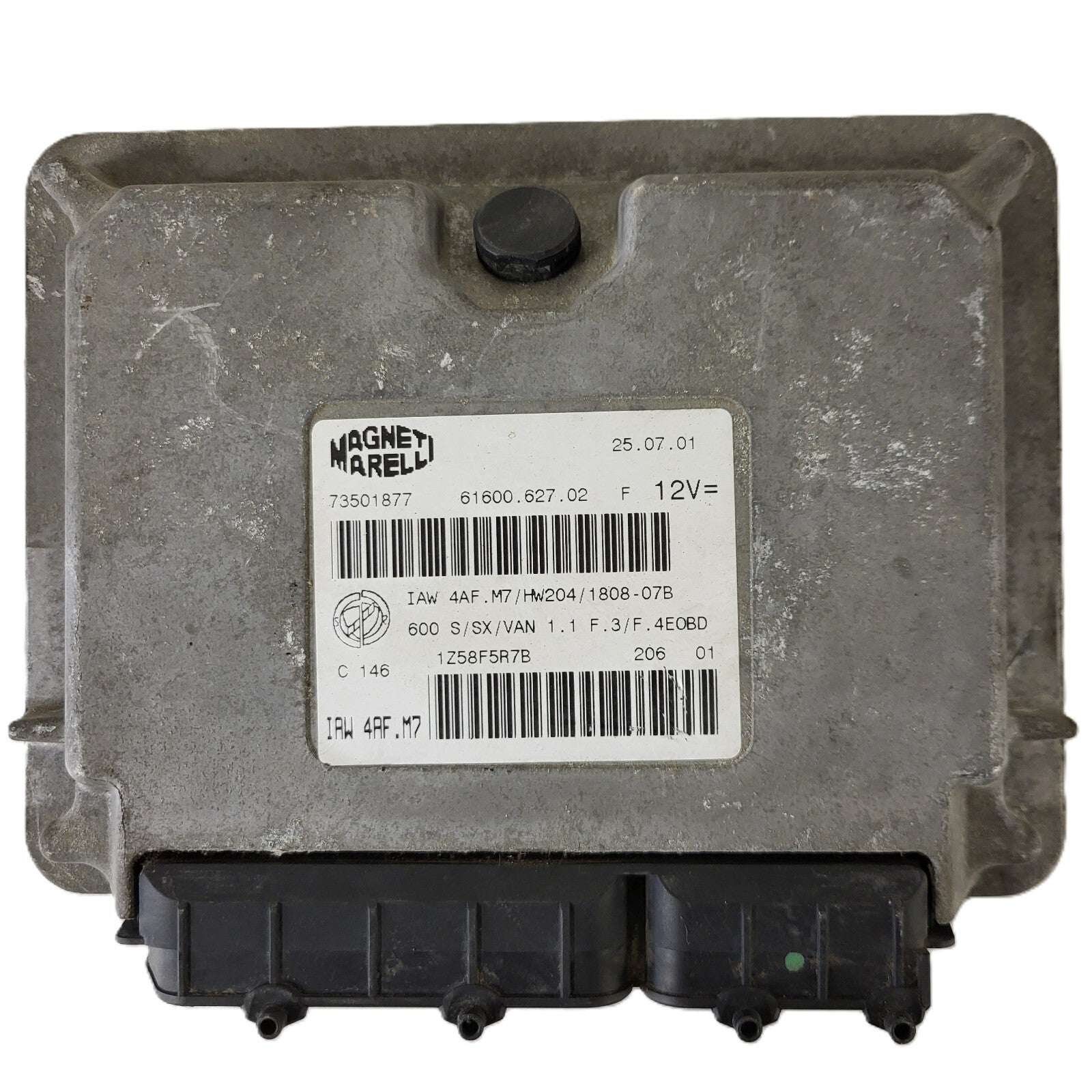 Fiat 600 ECU / IAW 4AF.M7 / 73501877 / HW204 / MAGNETI MARELLI