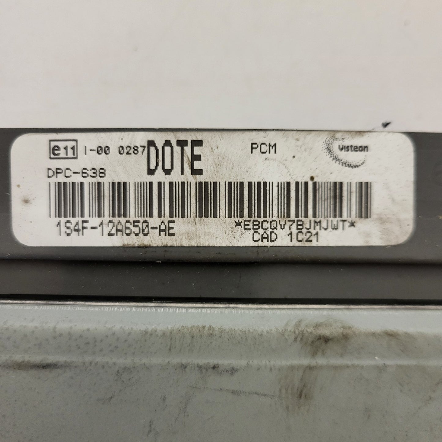 FORD FOCUS ECU / 1S4F-12A650-AE / DOTE / DPC-638 / PCM / VISTEON