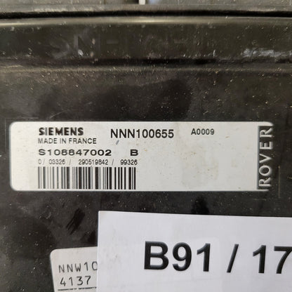 ROVER 75 2.0 ECU / S108847002B / NN100655 / SIEMENS 