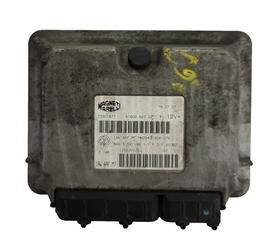 Fiat 600 1.1 ECU / IAW 4AF.M7 / 73501877 / HW204 / 61600.627.02