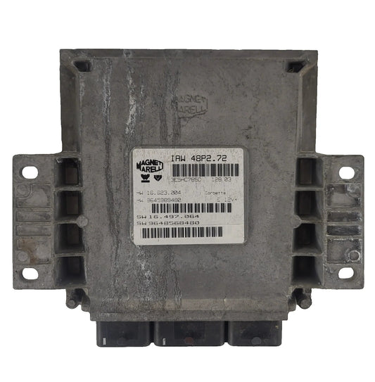 PEUGEOT CITROEN ECU / IAW 48P2.72 / SW 9648568480 / HW 9645989480 / MAGNETI MARE