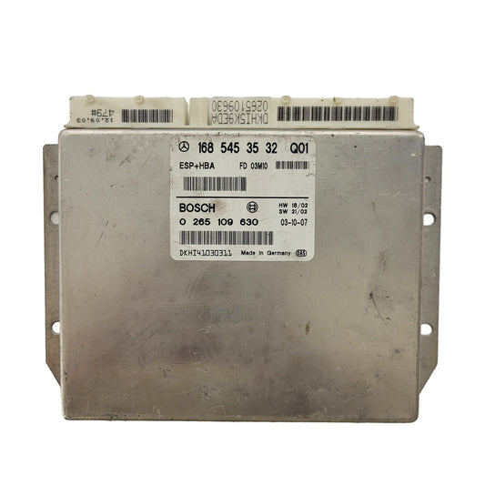 MERCEDES-BENZ A CLASS W168 ESP ECU / 1685453532 / 0265109630 / BOSCH ESP+HBA