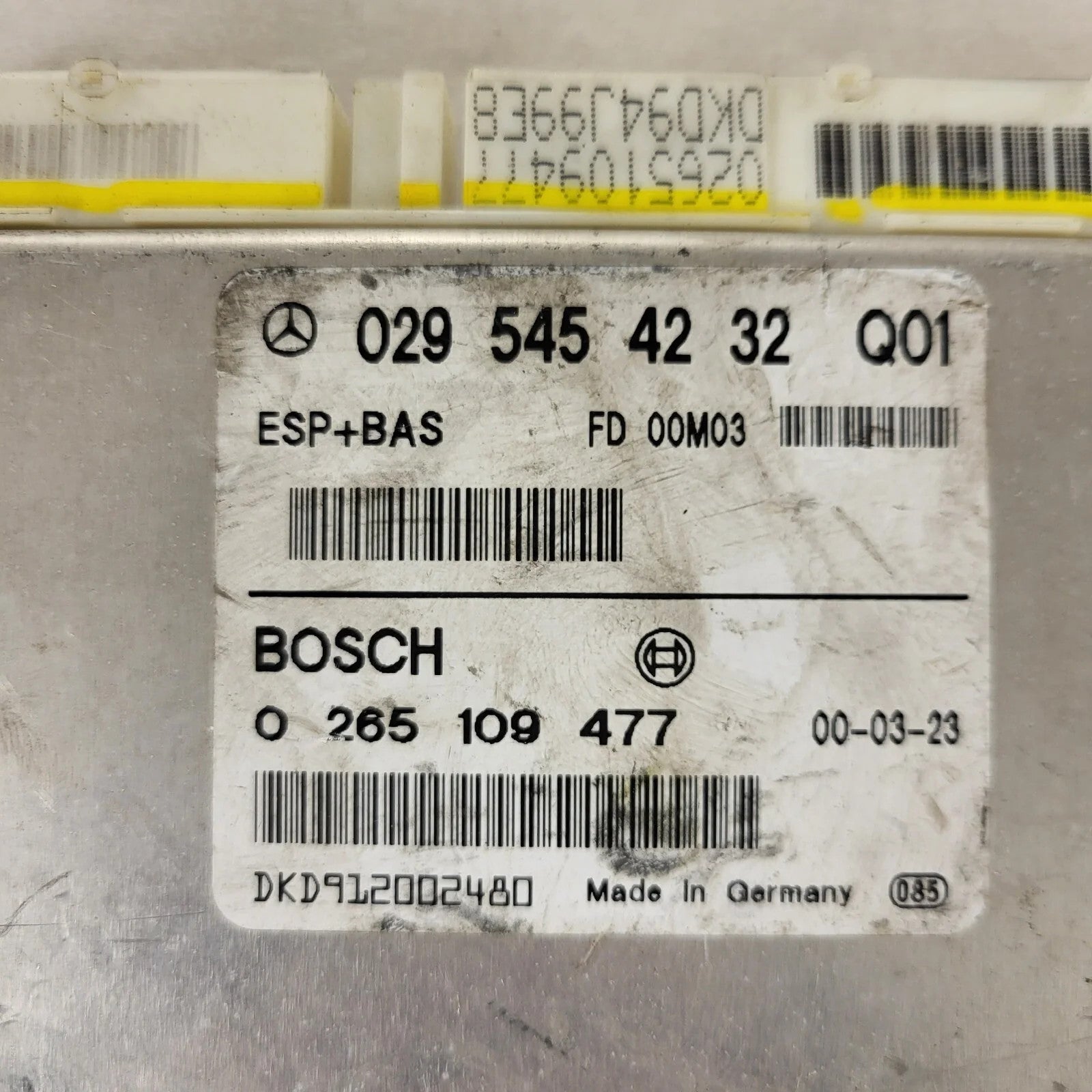 Mercedes A-Class W168 ESP ECU / 0295454232 / 0265109477 / BOSCH