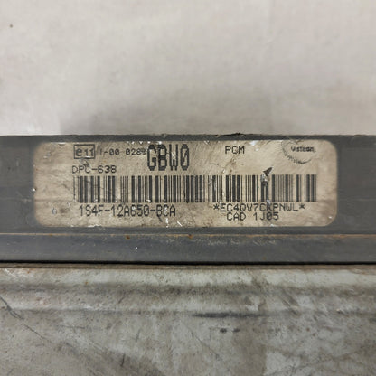 FORD FOCUS ECU / 1S4F-12A650-BCA / GBW0 / DPC-638 / 1S4F12A650BCA / VISTEON