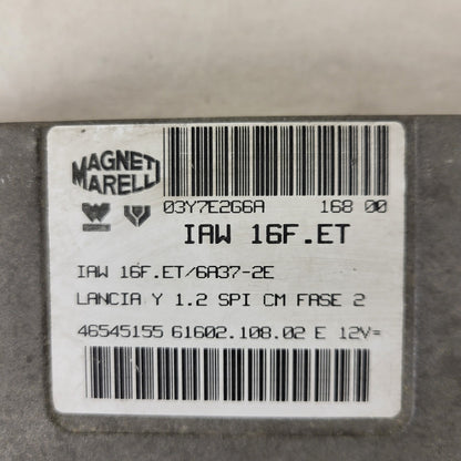 LANCIA Y 1.2 ECU / IAW 16F.ET / 46545155 /61602.108.02 / MAGNETI MARELLI