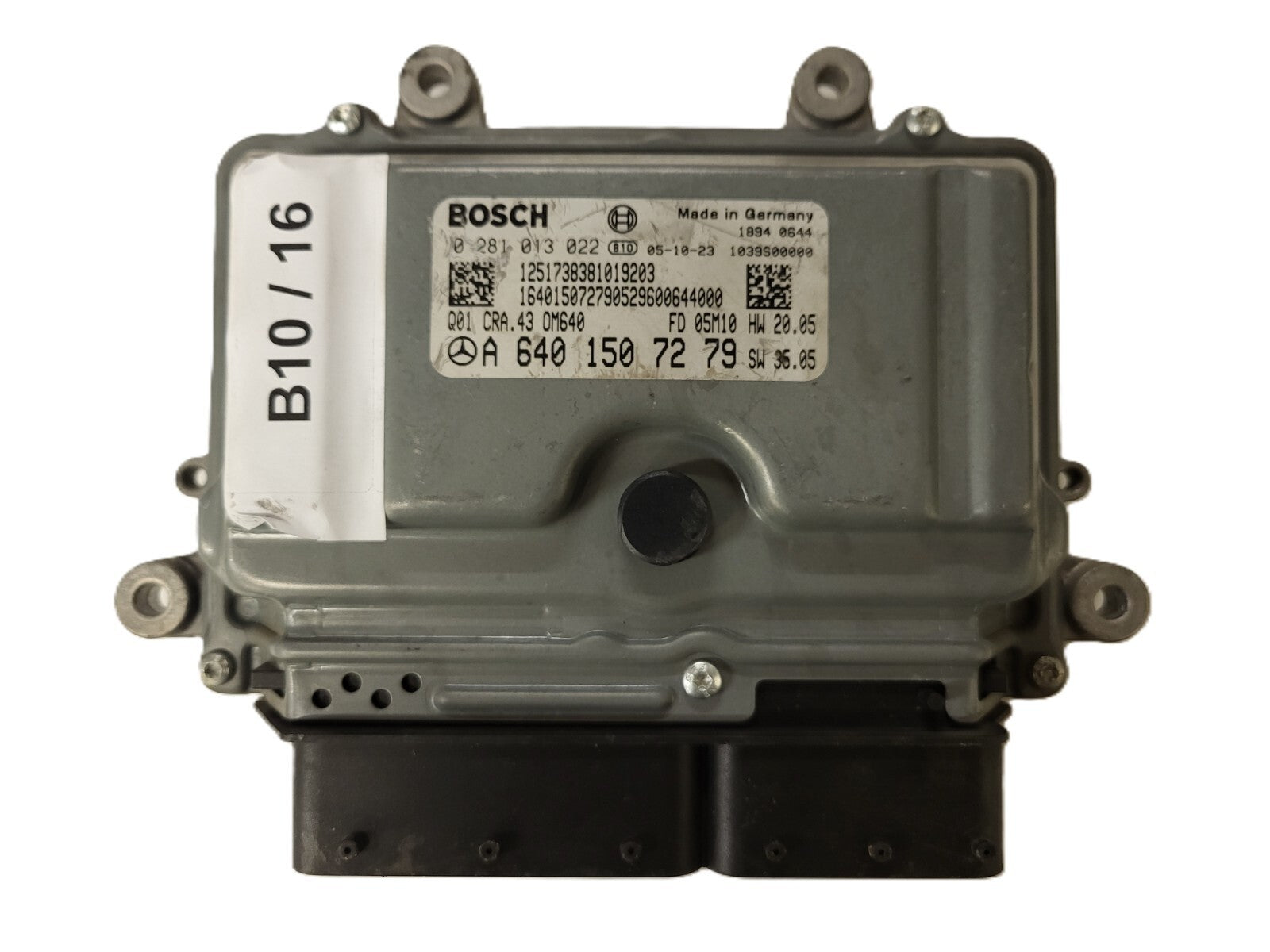 MERCEDES BENZ A B / 0281013022 / A6401507279 / BOSCH CRA.43 OM640