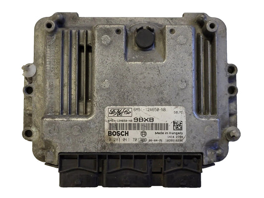 FORD ECU / 0281011701 / 6M51-12A650-NB / 9BXB / 1039S16296 / BOSCH
