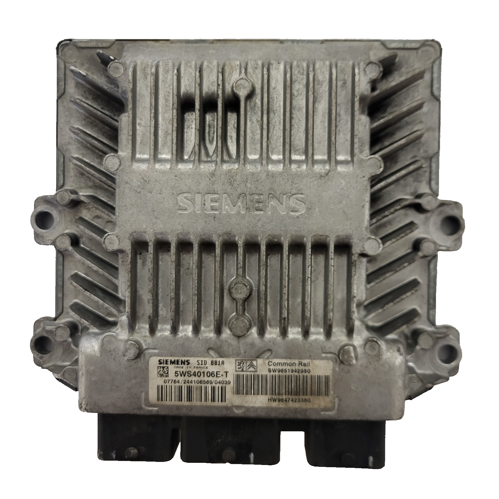PEUGEOT CITROEN ECU / 5WS40146F-T / SW9657544780 / HW9647423380 / SID801A / SIEM