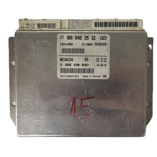MERCEDES-BENZ A CLASS W168 ESP ECU / 1685453532 / 0265109630 / BOSCH ESP+HBA