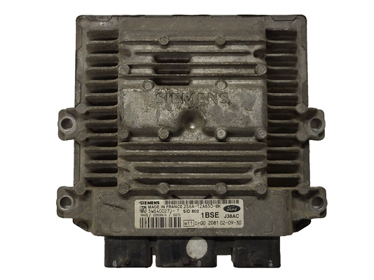 FORD FIESTA ECU / 2S6A-12A650-BK / 5WS40027J-T / SID802 / 1BSE/ J38AC / SIEMENS