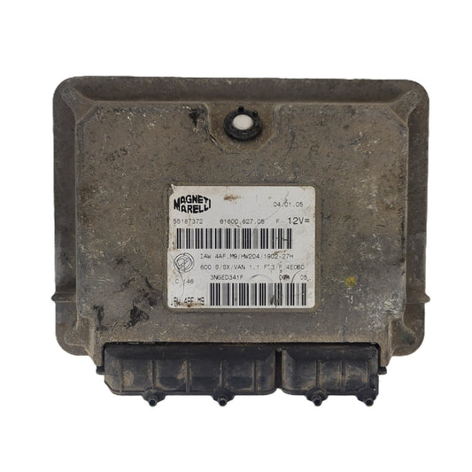 Fiat Seicento 600 ECU / 55187372 / IAW 4AF.M9 / 61600.627.05 / MAGNETI MARELLI