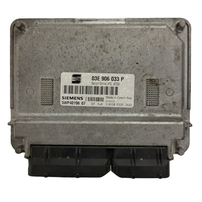 SEAT IBIZA ECU / 03E906033P / 5WP44304 07 / SIMOS 3PE SIEMENS