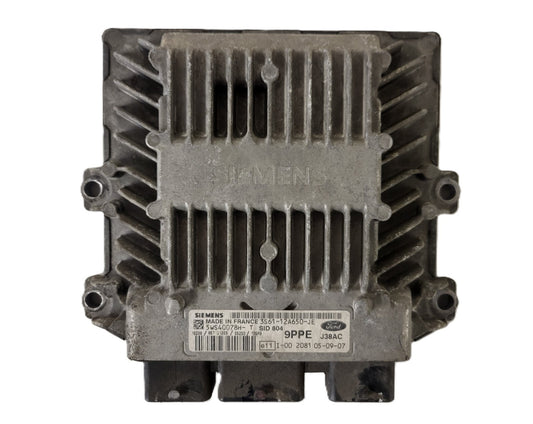FORD ECU / 3S61-12A650-JE / 5WS40078H-T / 9PPE / SID 804 / SIEMENS