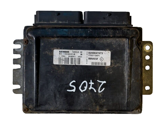 RENAULT ECU / S110030318B / 8200047473 / 7700110471 / S110030318 /SIEMENS