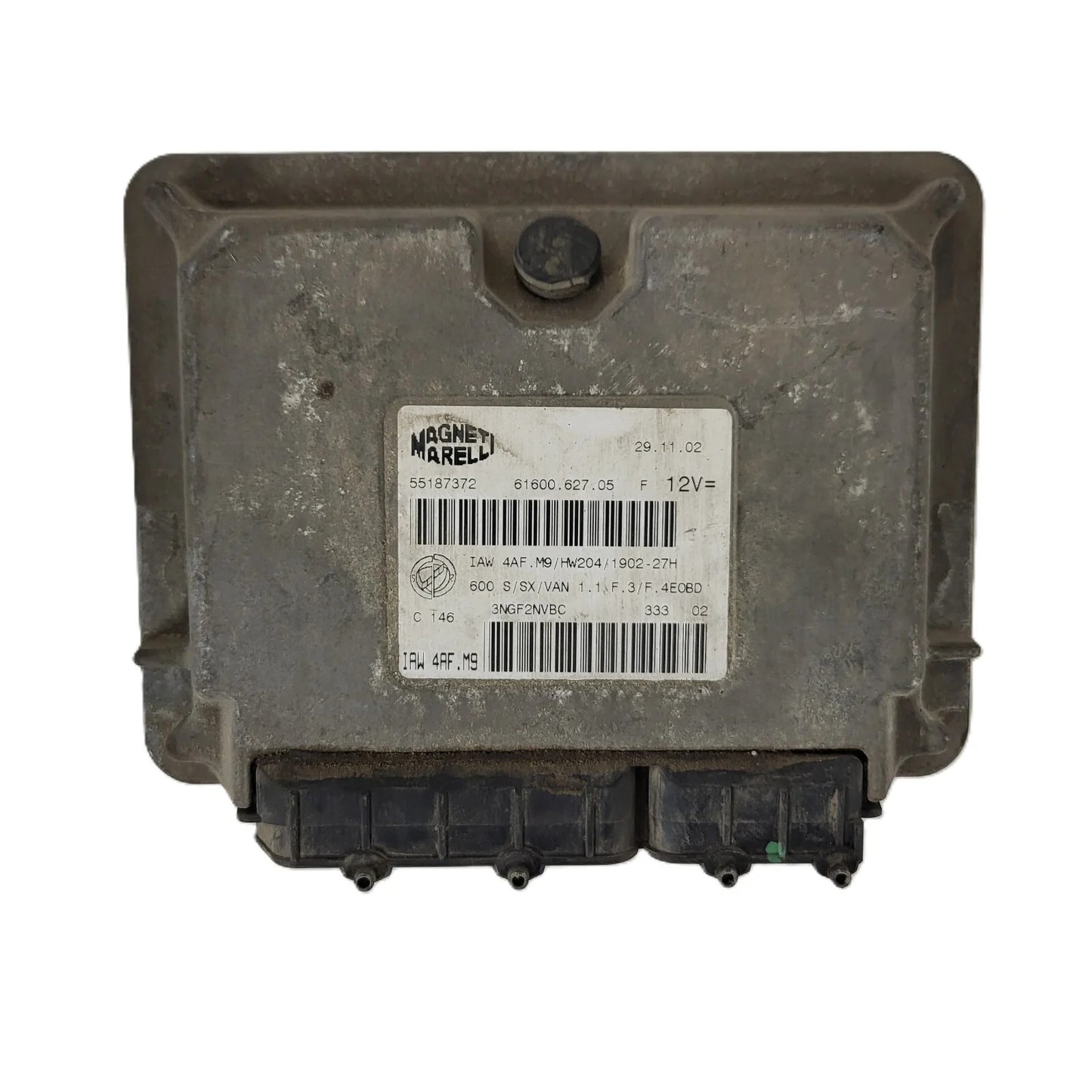 Fiat Seicento 600 ECU / 55187372 / IAW 4AF.M9 / 61600.627.05 / MAGNETI MARELLI