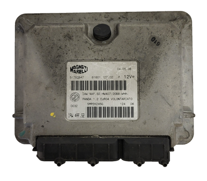 FIAT PANDA 1.2 ECU / 51782647 / IAW 4AF.S2 / HW407 / 61601.127.02