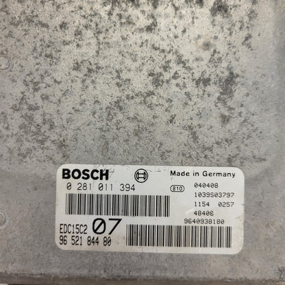 Citroen C5 ECU / 0281011394 / 965184480 / 9640938180 / EDC15C2 / BOSCH