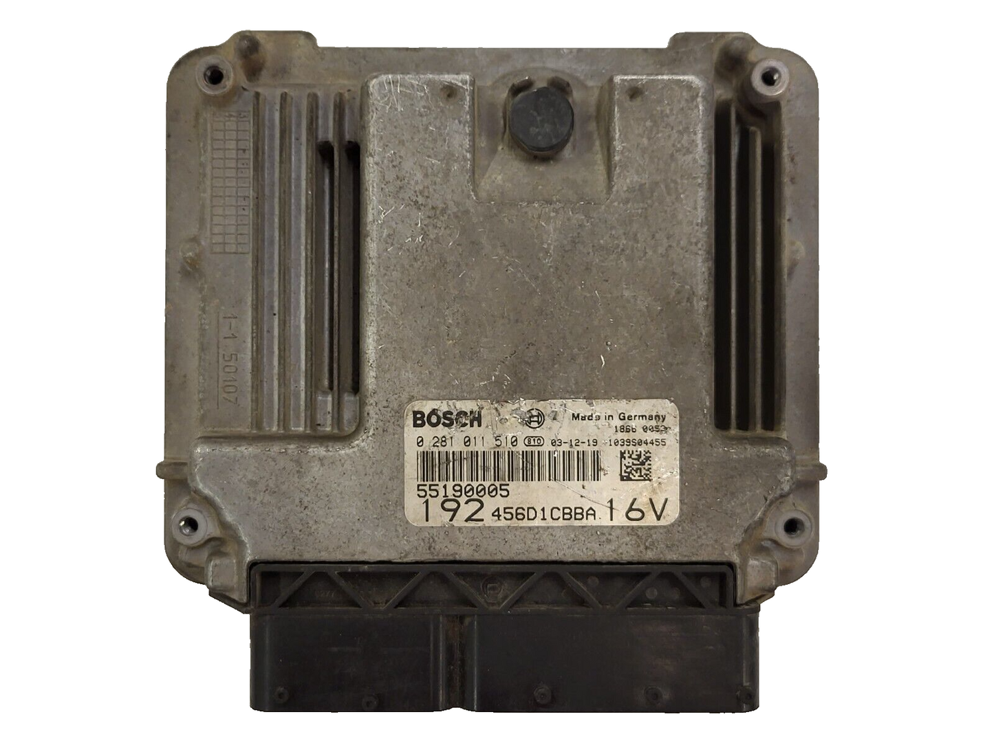 FIAT STILO ECU / 0281011510 / 55190005 / 192456D1CBBA / BOSCH