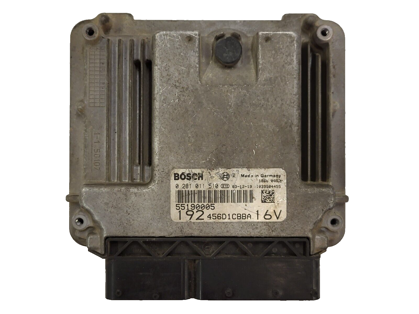 FIAT STILO ECU / 0281011510 / 55190005 / 192456D1CBBA / BOSCH