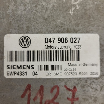 VW LUPO SEAT AROSA ECU / 047906027 / 5WP4331 04 / SIEMENS