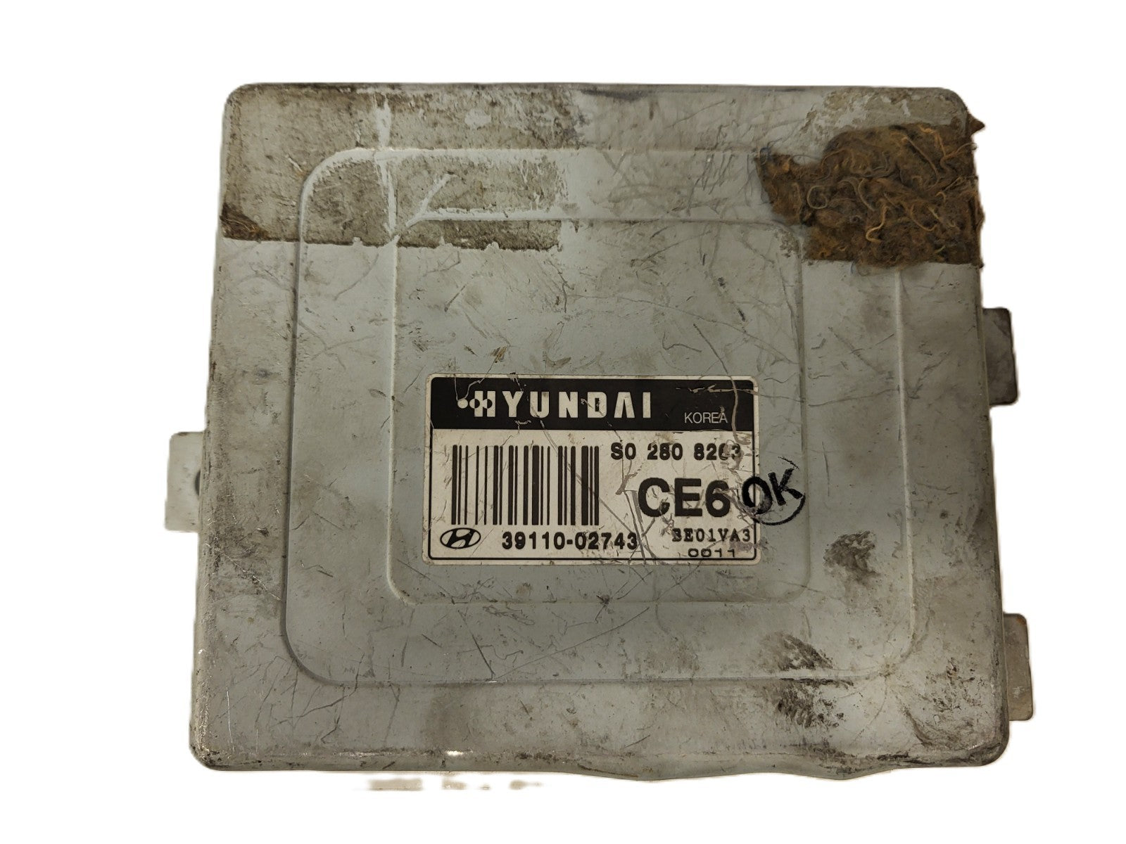 HYUNDATOS ECU / 39110-02743 / S02808263 / 391100274 / CE6