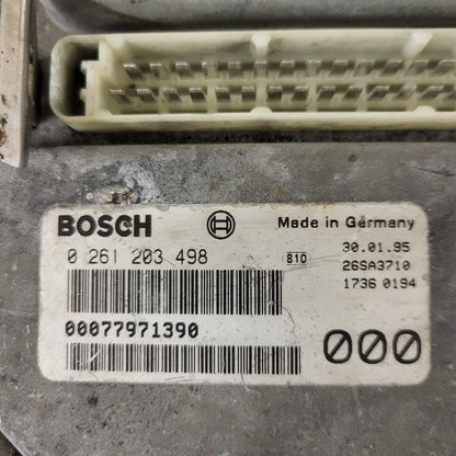 LANCIA Y10 ECU / 0261203498 / 00077971390 / BOSCH