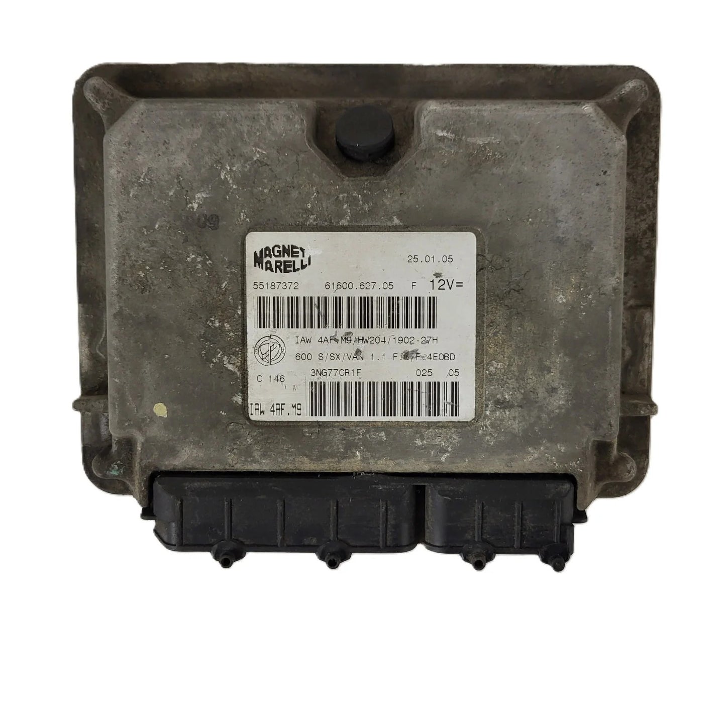 Fiat Seicento 600 ECU / 55187372 / IAW 4AF.M9 / 61600.627.05 / MAGNETI MARELLI