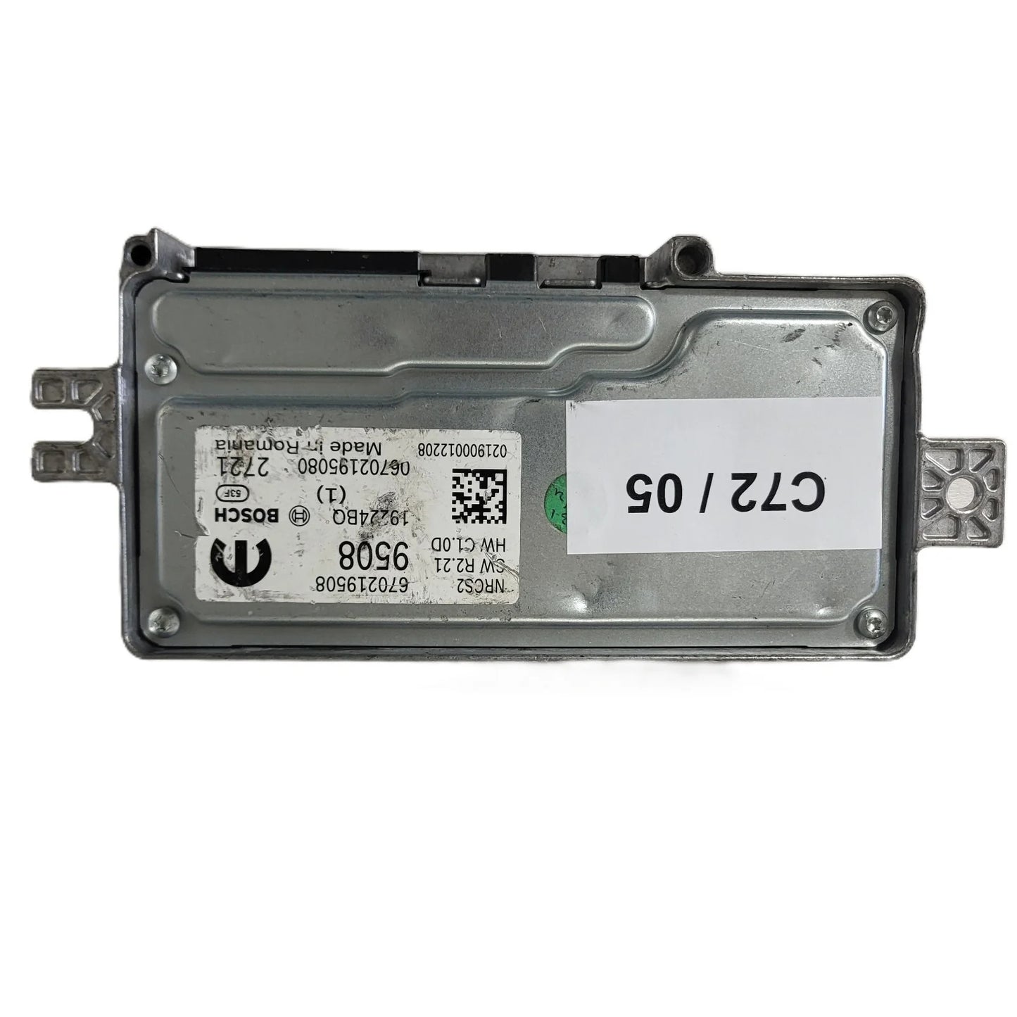 FIAT ALFA MODULE ECU / NRCS2 / 670219508 / 19224BQ / SW R2.21 / HW C1.0D / BOSCH