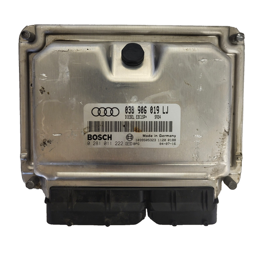 AUDI A4 ECU / 038906019LJ / 0281011222 / EDC15P+ / BOSCH