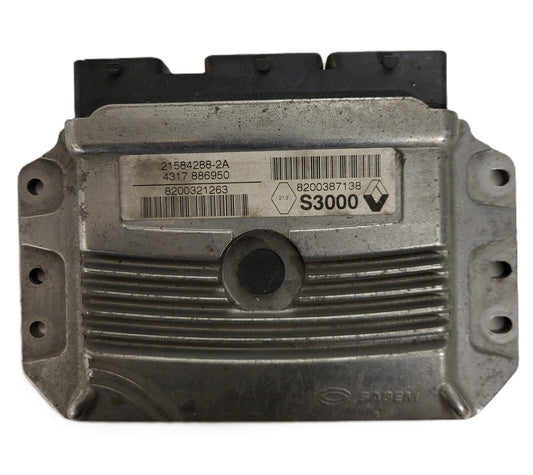 Renault ECU / 21584288-2A / 8200321263 / 8200387138 / S3000 / SAGEM