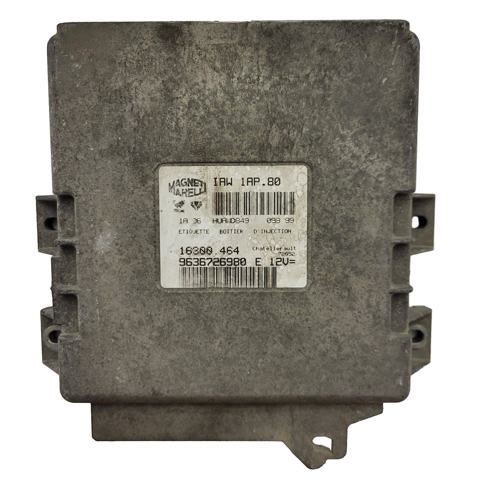 PEUGEOT 206 ECU ECU / IAW 1AP.80 / 9636726980 / MAGNETI MARELLI