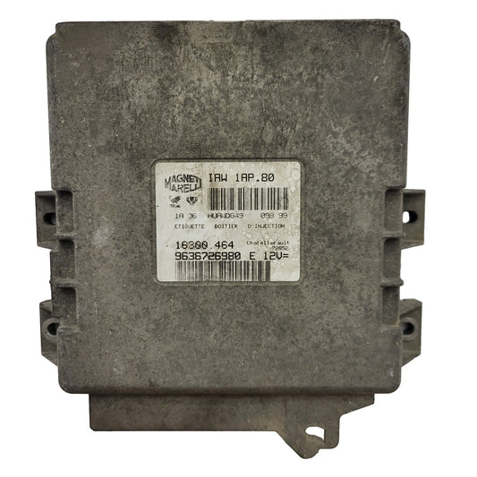 PEUGEOT 206 ECU ECU / IAW 1AP.80 / 9636726980 / MAGNETI MARELLI